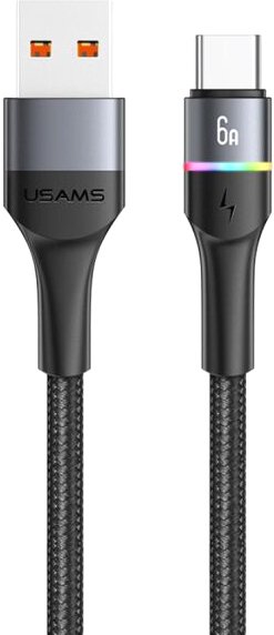 

Кабель Usams U76 USB Type-A - USB Type-C (1.2 м, черный)