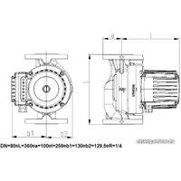 Циркуляционный насос IMP Pumps GHNbasic II 80-70F PN10