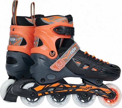 

Роликовые коньки Ridex Hot S (31-34, черный/оранжевый)
