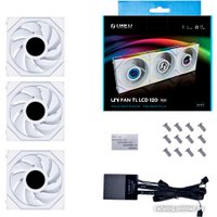 Набор вентиляторов Lian Li Uni Fan TL LCD 120 Triple Pack G99.12TLLCD3W.00