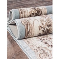 Ковер для жилой комнаты Merinos Valencia Deluxe 4015-STAN-L.BLUE-BROWN (1.5x2.3)