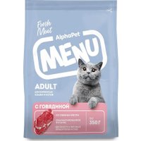Сухой корм для кошек AlphaPet Menu Cat Adult Говядина 10 кг
