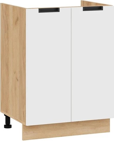 

Шкаф напольный Трия Гренада с двумя дверями 1Н6М (дуб крафт золотой/холст белый)