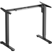 Стол для работы стоя ErgoSmart Electric Desk Slim 1380х800х18 мм (дуб мореный/черный) в Солигорске