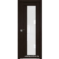 Межкомнатная дверь ProfilDoors 2.72XN L 70x200 (дарк браун/стекло белый триплекс)