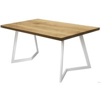 Кухонный стол Buro7 Уиллис 180 (классика, дуб натуральный/белый)