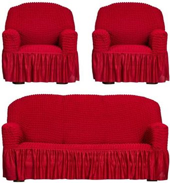 Софатэкс Стандарт КПО 4 с оборкой 00825 (бордовый)