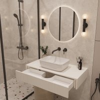  ЗОВ Тумба под умывальник Токио Премиум 120 TP120WWPTOC0 (белый)