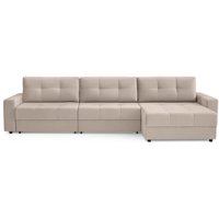 Угловой диван Mio Tesoro Манчестер 292 1.5ек-1.5ек-1.5пф (1101 бежевый)