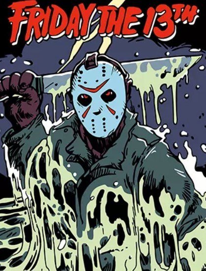 Картина по номерам PaintLine Пятница 13 PL-00276