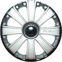 Набор колпаков на диски Lion RS-T 15" карбон пруж. AK1521 (2шт, серебристо-черный)