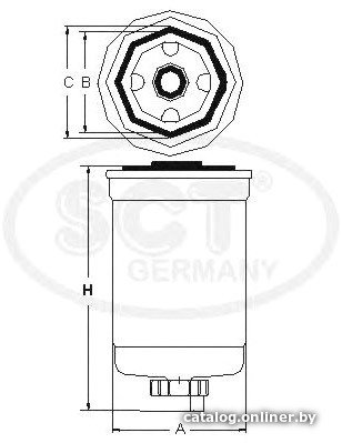 Топливный фильтр SCT germany ST6030