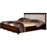 Кровать Гомельдрев Лолита ГМ 8804-01 140x200 (дуб/махагон)