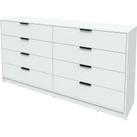 Комод Интерлиния Концепт КТ-К197 (белый платинум/белый платинум)