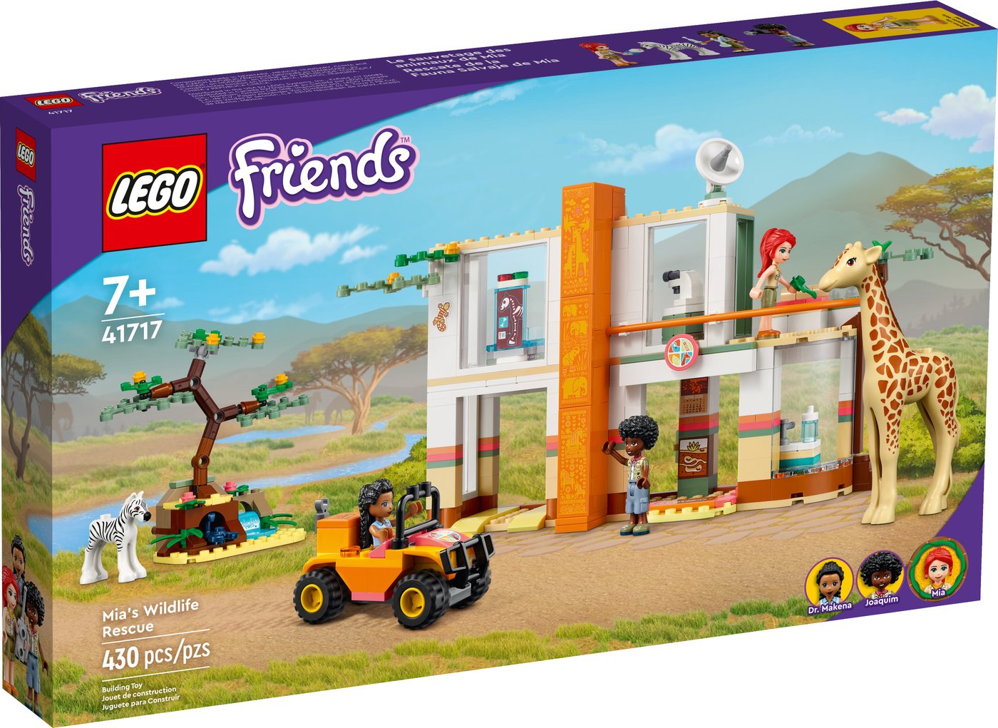 

Конструктор LEGO Friends 41717 Спасательная станция Мии для диких зверей