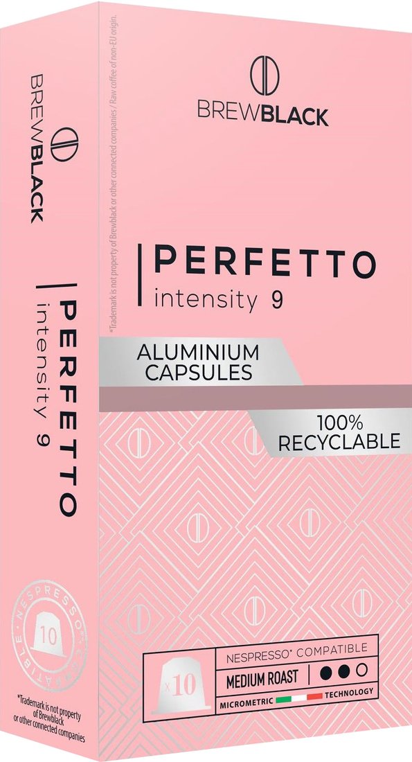 

Кофе в капсулах BrewBlack Perfetto Aluminium 10 шт