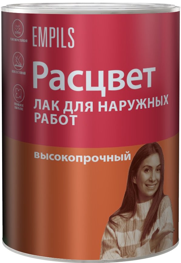 

Лак Расцвет Для наружных работ (0.8 кг)