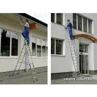 Лестница-стремянка Elkop трехсекционная универсальная HOBBY VHR H 3x10