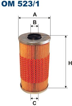 

Масляный фильтр Filtron OM 523/1