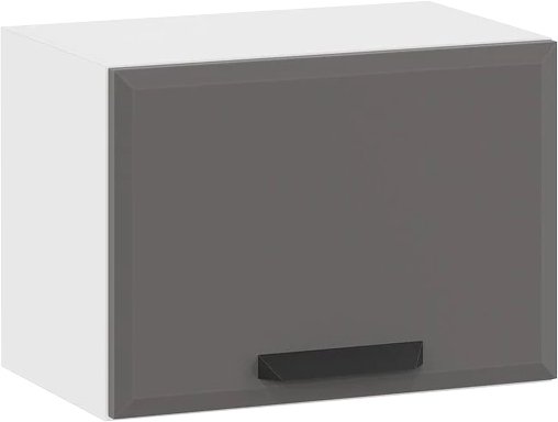 

Шкаф навесной Трия Тиана 1В5Г (белый/асфальт супермат)
