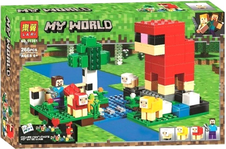 

Конструктор Lari My World Шерстяная ферма 11361