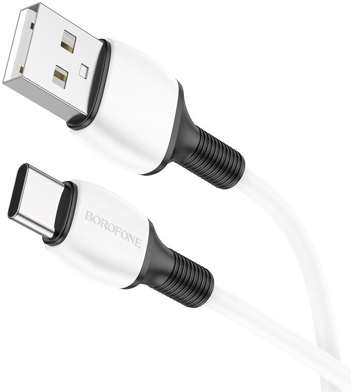 

Кабель Borofone BX84 USB Type-A - USB Type-C (1 м, белый)