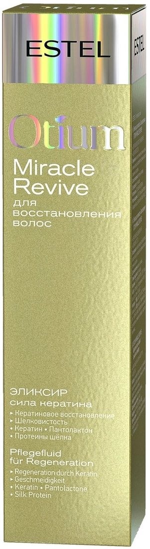 

Эликсир Estel Professional для волос Otium Miracle Revive сила кератина 100 мл