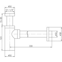 Сифон Vieir VRQ34G (оружейная сталь)
