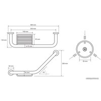 Поручень Bemeta Omega 102307032