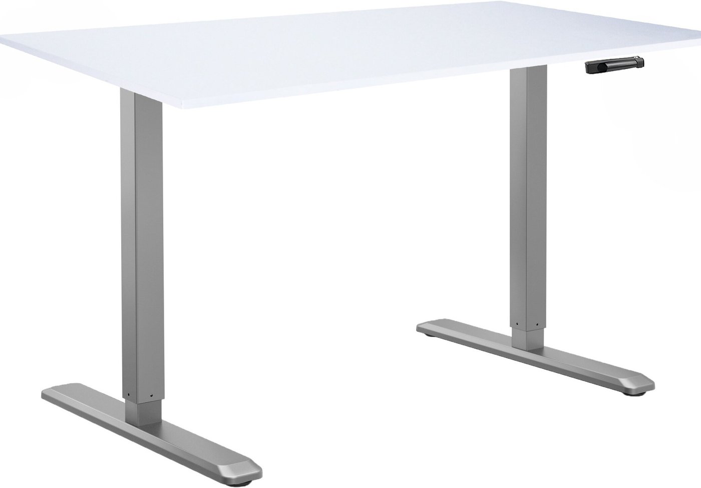 

Стол для работы стоя ErgoSmart Manual DESKFIT DF100 1200х650х18 мм (альпийский белый/серый)