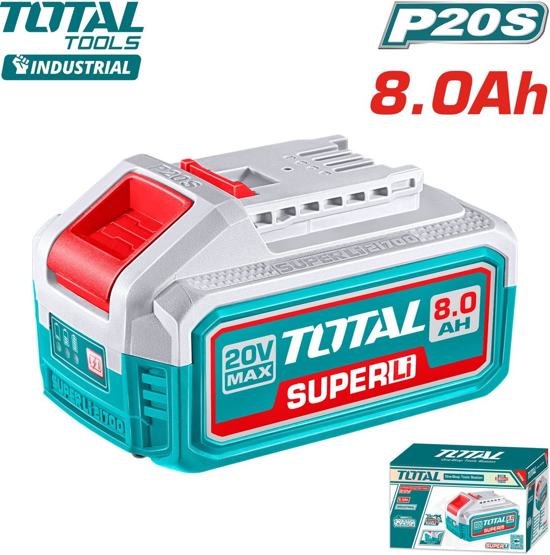 

Аккумулятор Total TFBLI2108 (20В/8 Ah)