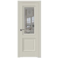 Межкомнатная дверь ProfilDoors 2.88U L 90x200 (магнолия сатинат, стекло прозрачное)