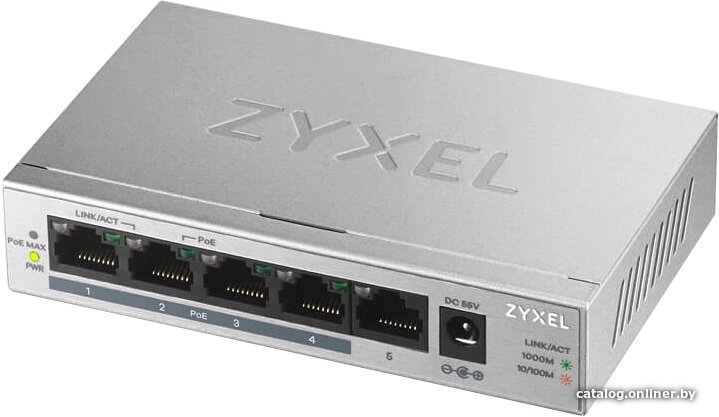 Неуправляемый коммутатор Zyxel GS1005HP