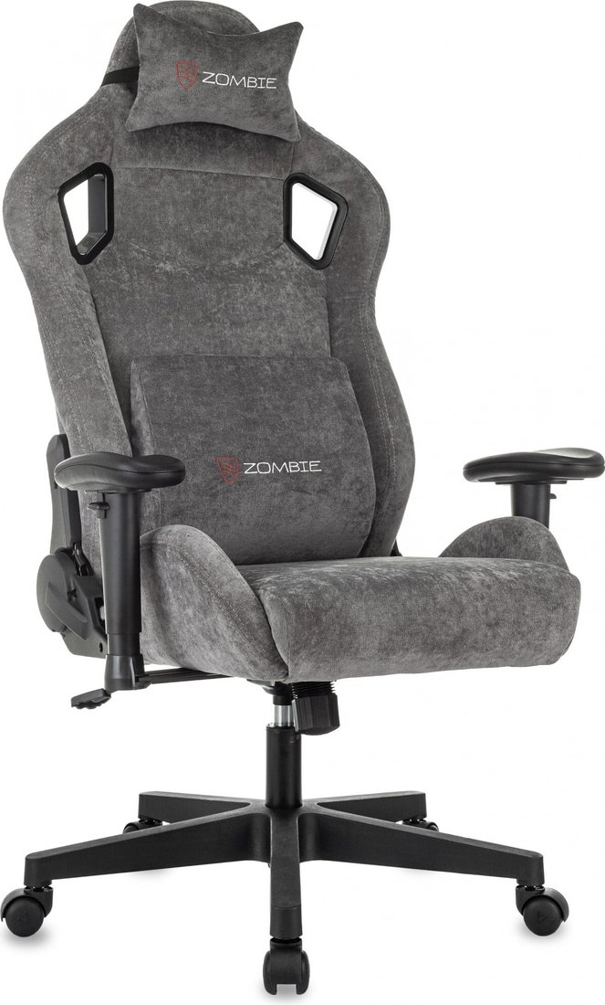 

Игровое (геймерское) кресло Zombie Ghost Fabric (серый Light-19)