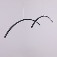 Подвесная люстра AksHome Wave (черный)