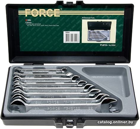 Набор ключей Force 5084 (8 предметов)