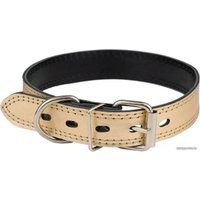 Ошейник Дарэленд простроченный 2х-слойный 30 мм 45-55 см (золотистый)