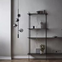 Подвесная люстра iLamp Aura 8615W-1S BK-SM