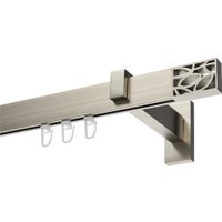 Карниз для штор Sundays Home Флэт Лайн Грид одинарный (сатин 2.4 м)