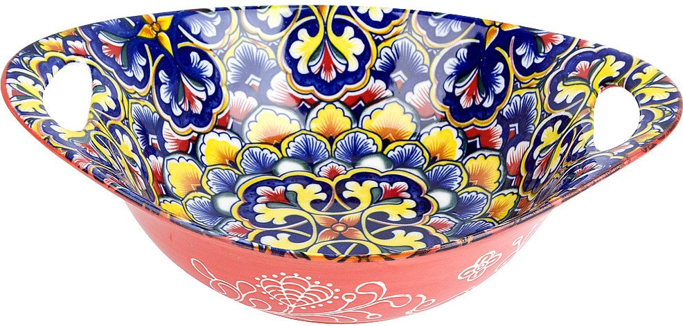 

Салатник Nouvelle С ручками Arabesque 0860110 (красный)