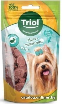Лакомство для собак Triol Мини-медальоны из кролика для мини-собак