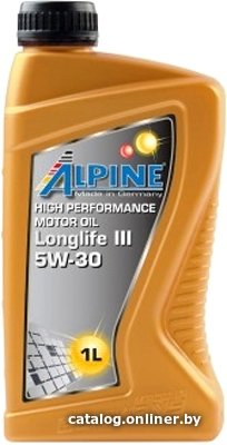 Моторное масло Alpine Longlife III 5W-30 1л