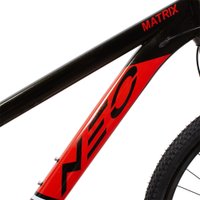 Велосипед NEO Matrix 26 2025 (черный/красный)