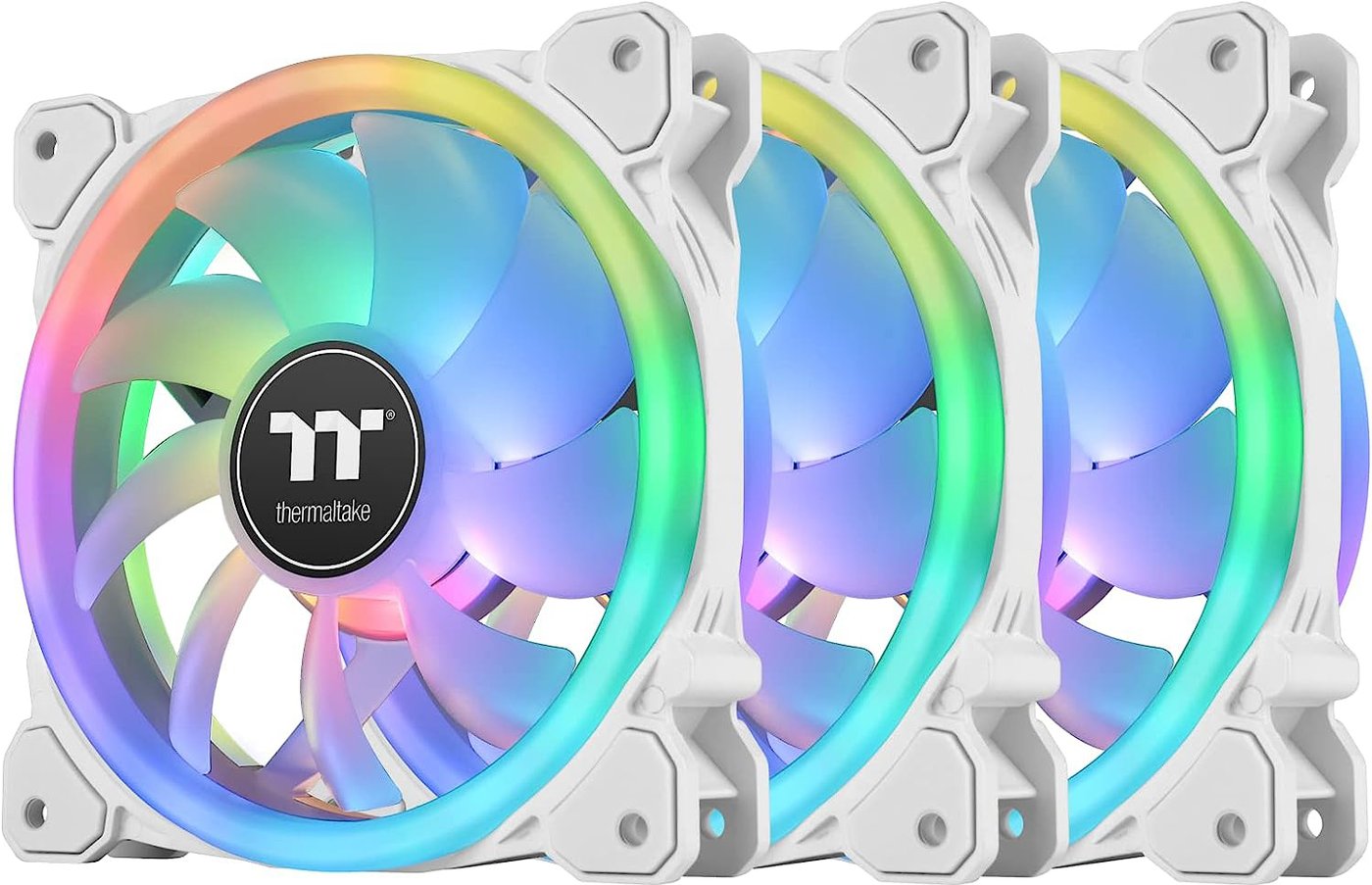 

Комплект вентиляторов для корпуса с контроллером Thermaltake SWAFAN 12 RGB Radiator Fan TT Premium Edition White CL-F145-PL12SW-A