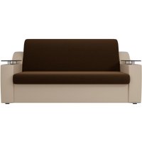 Диван Лига диванов Сенатор 100713 120 см (коричневый/бежевый)