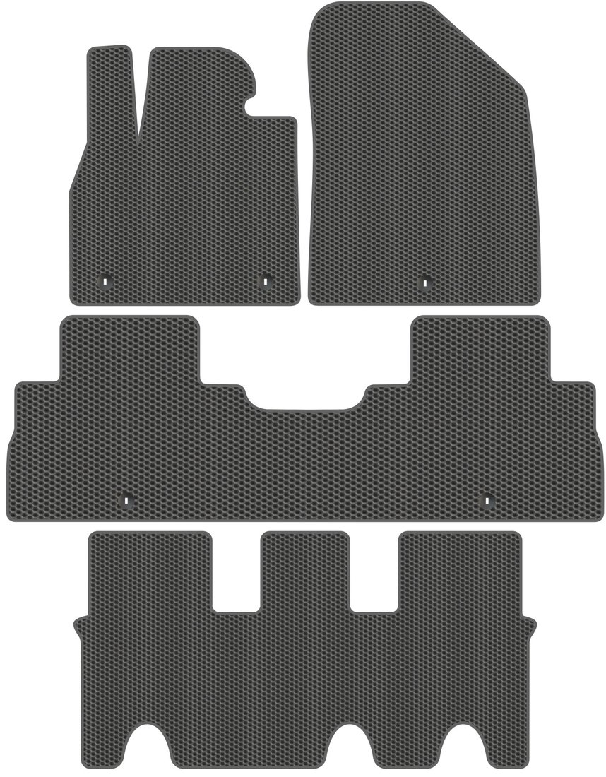 

Комплект ковриков для авто Alicosta Hyundai Palisade (suv / LX2) 2018 - Н.В. +3 ряд (серый)