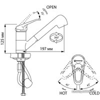 Смеситель Omoikiri Takayama (OTA-CR-40)