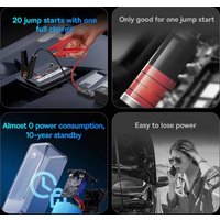 Портативное пусковое устройство Baseus Super Energy Alpha Series Jump Starter 600A C00259200121-00 (черный)