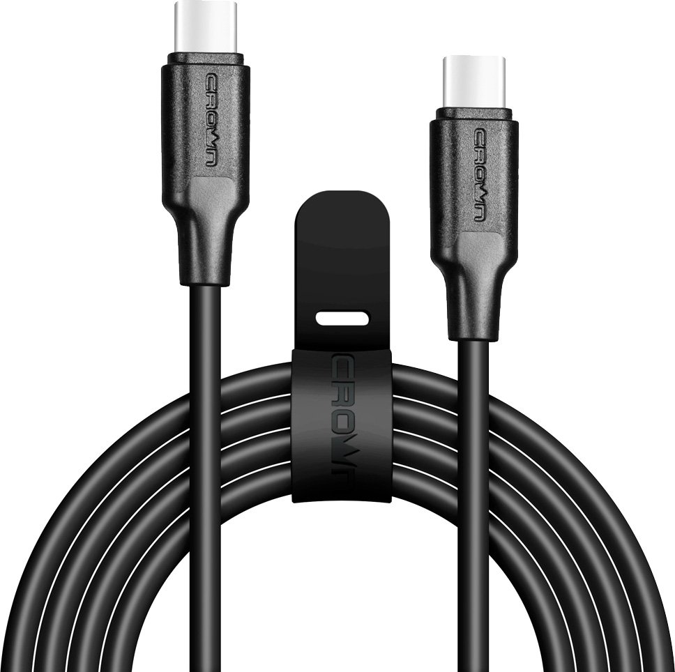 

Кабель CrownMicro CMCU-3070CC USB Type-C - USB Type-C (1 м, черный)