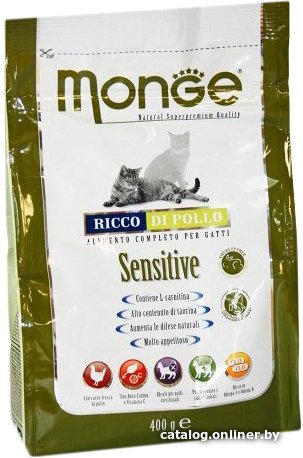 Сухой корм для кошек Monge Cat Sensitive 10 кг